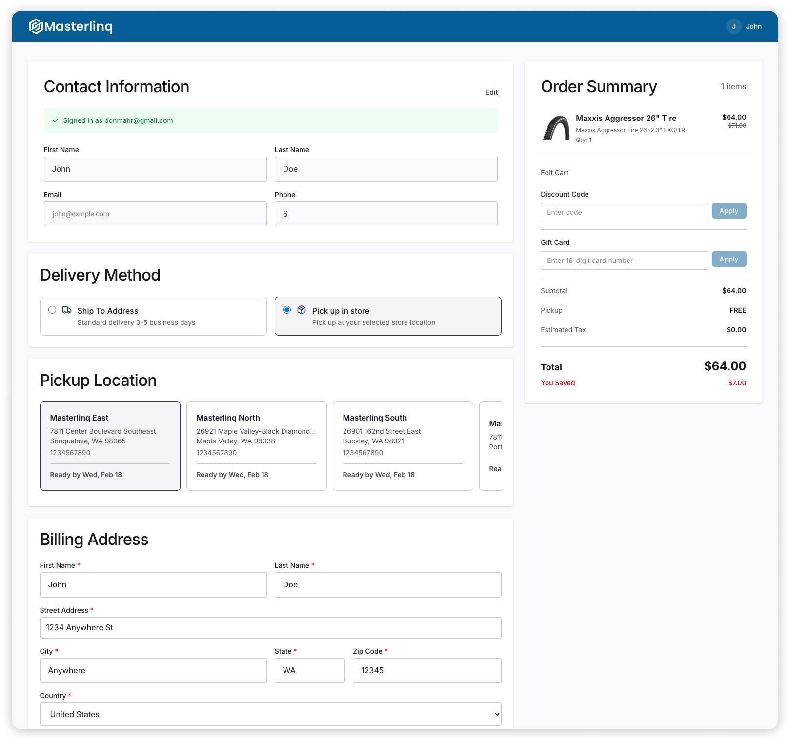 Clear expectations from cart to confirmation