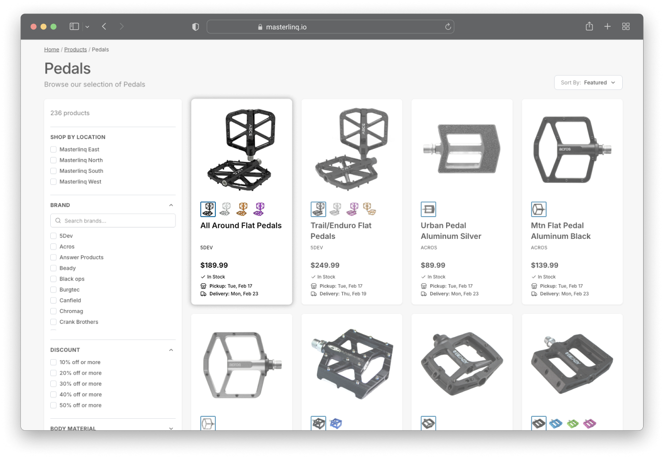 Real-time availability